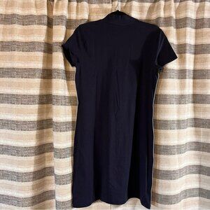 Collared Side Striped Dress